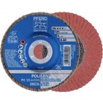 PFERD TOOLS 67756125 PFC 125 A-COOL 60 SG INOX+ALU vějířovitý brusný kotouč Průměr 125 mm Ø otvoru 22.23 mm hliník, neželezné kovy, nerezová ocel 10 ks – Zboží Dáma