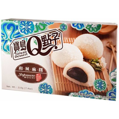 Q Brand Mochi sezamové s kokosem 210 g – Zboží Dáma