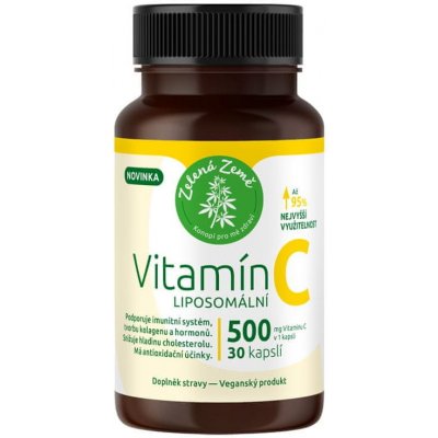 Zelená Země Vitamín C liposomální 30 kapslí – Hledejceny.cz