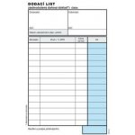 Optys 1045 Dodací list A6 – Zboží Dáma