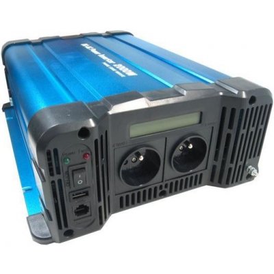 Solarvertech FS-2000 24V/230V 2000W + USB + DO , čistá sinusovka