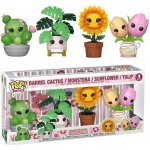 Funko POP! 4-Pack Plants: Flora - Barrel Cactus / Monstera / Sunflower / Tulip – Hledejceny.cz