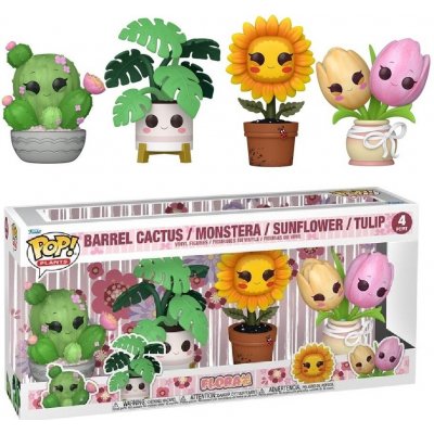 Funko POP! 4-Pack Plants: Flora - Barrel Cactus / Monstera / Sunflower / Tulip – Hledejceny.cz