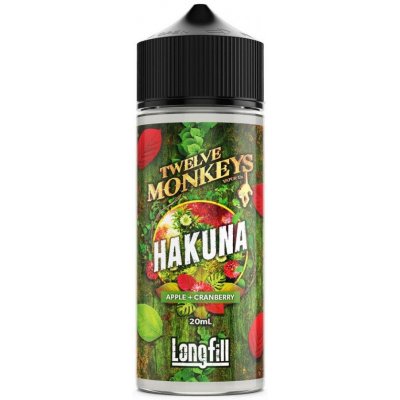 12 Monkeys Hakuna Jablko a brusinka 20 ml