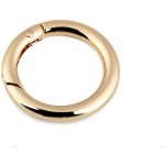 Pro Háčkování Karabina kroužek Ø 25 mm zlatá – Zboží Dáma