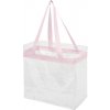 Nákupní taška a košík Odnoska Hampton Světle růžová/Průhledná bezbarvá