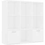 VidaXL bílá a dub sonoma 98x30x98 cm dřevotříska 801121 – Zboží Dáma