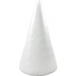Pro Háčkování Polystyrenový kužel 10,8 x 20 cm – Zbozi.Blesk.cz