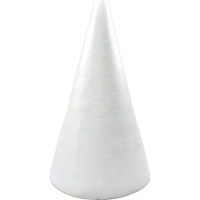 Pro Háčkování Polystyrenový kužel 10,8 x 20 cm – Zbozi.Blesk.cz