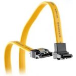 PremiumCord kfsa-15-07 0,7m SATA 3.0 datový kabel 1.5GBs / 3GBs / 6GBs, kov.západka, 90° – Zboží Mobilmania