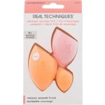 Real Techniques Ultimate Sponge Trio Miracle Complexion houbička na tekutý make-up 1 ks + Mini Miracle Complexion houbička na tekutý make-up mini 1 ks + Miracle Powder houbička na pudr 1 ks – Zboží Dáma
