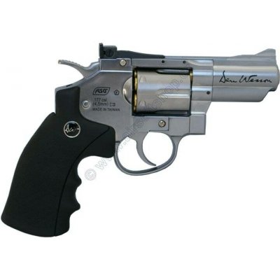 ASG Dan Wesson 2.5", 4,5mm stříbrná plynová – Hledejceny.cz