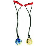 SUM-PLAST Míč aport na šňůrce 6 cm plovací Vanil. – Sleviste.cz