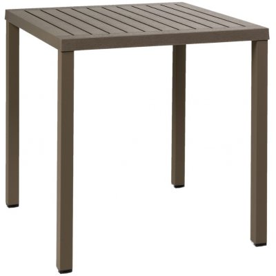 Nardi Cube 70 x 70 cm Tmavě hnědý plastový zahradní stůl – Hledejceny.cz