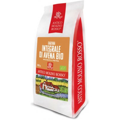 Antico Molino Rosso Ovesná mouka celozrnná mletá kamenem bio 0,5 kg – Sleviste.cz