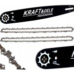 Kraft & Dele Vodicí lišta 18" 45cm + 2 řetězy KD10153 – HobbyKompas.cz