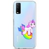 Pouzdro a kryt na mobilní telefon Pouzdro TopQ Vivo Y11s silikon Flying Unicorn