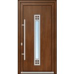 OknaDvereNaMiru.cz Vchodové plastové dveře INOX 1420 zlatý dub 90 x 205 cm – Zboží Mobilmania