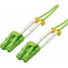 síťový kabel Roline 21.15.9276 optické vlákno, LC, 7m, zelený