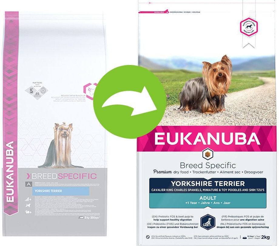 Eukanuba Yorkshire Terrier 3 x 2 kg