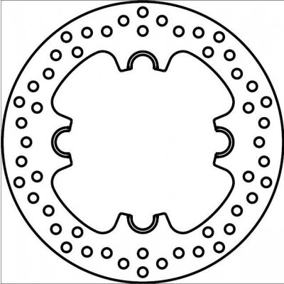 Brembo (Itálie) Zadní brzdový kotouč Brembo - Husqvarna TC, 510ccm - 05>09