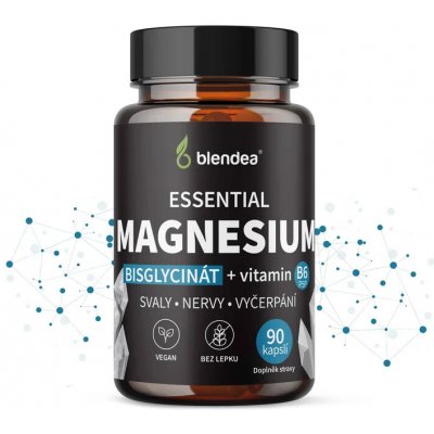 Blendea Hořčík Bisglycinát s vitamínem B6 90 kapslí – Hledejceny.cz