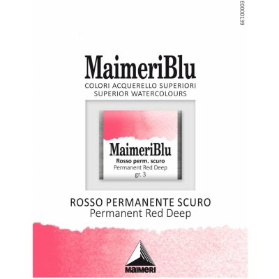 Maimeri Blu Akvarelová barva Permanent Red Deep 253 1,5 ml 1 ks – Hledejceny.cz