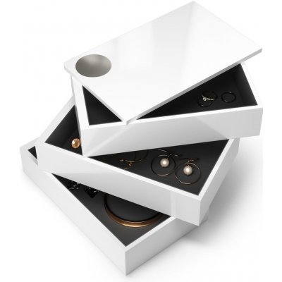 Umbra šperkovnice Spindle bílá – Zboží Dáma