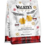 Walkers Mini Festive máslové sušenky ve tvaru hvězdiček 125 g – Zboží Dáma