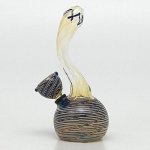 Pyrex Bong Cobra modrá 16 cm – Zboží Dáma