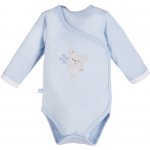 EEVI Body zavinovací s dlouhým rukávem NEWBORN modré Modrá Newborn – Sleviste.cz