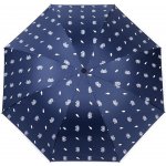Kočka deštník dámský skládací modrý – Zboží Mobilmania