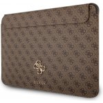 Guess 4G Metal Logo Sleeve MacBook 13" Air hnědá GUCS13G4GFBR – Zboží Živě