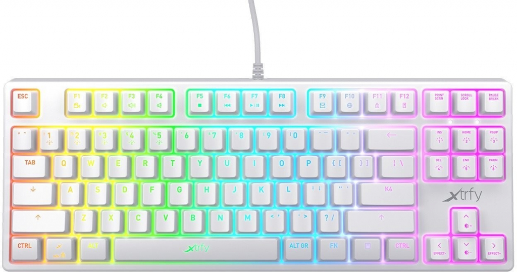 Xtrfy K4 TKL RGB XG-K4-RGB-TKL-WH-R-US