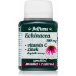 MedPharma Echinacea 100 mg + vit.C + zinek 37 tablet – Hledejceny.cz