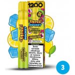 Kurwa Rocket Exotic Lemonade Ice 20 mg 1 200 potahů – Hledejceny.cz