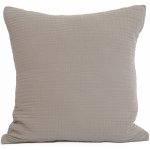 MKLuzkoviny.cz Mušelínový Alexia šedohnědá 40 x 40 cm – Zboží Mobilmania