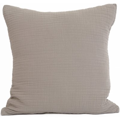 MKLuzkoviny.cz Mušelínový Alexia šedohnědá 40 x 40 cm – Zboží Mobilmania