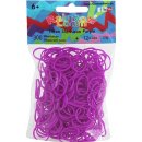 RAINBOW LOOM Original gumičky 300 kusov neónové lila