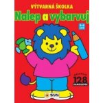 Výtvarná školka červená nalep a vybarvuj – Zboží Dáma