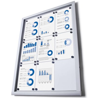 Jansen Display informační vitrína 4 x A4 – Zboží Mobilmania