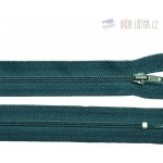 Zip spirálový 3mm nedělitelný 40cm petrolejový – Zboží Mobilmania