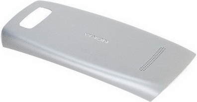 Kryt Nokia Asha 305, Asha 306 zadní stříbrný