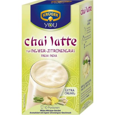 Krüger Chai Latte Fresh India Zázvor Citronová tráva 10 x 25 g – Zboží Dáma