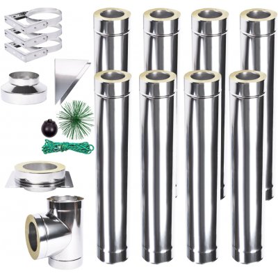 Solid izolovaný komín Plus 1,0 130mm 8m – Zboží Dáma