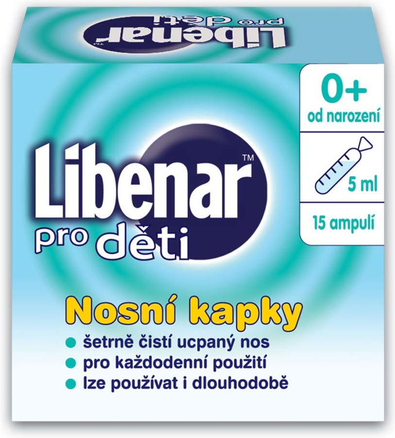 Libenar pro děti 15 ampulí po 5 ml