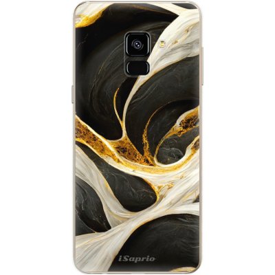 Pouzdro iSaprio - Black and Gold - Samsung Galaxy A8 2018 – Zbozi.Blesk.cz