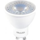 McLED LED žárovka GU10 3W 25W teplá bílá 2700K , reflektor 38°