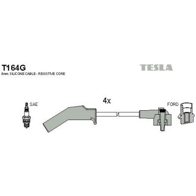Sada kabelů pro zapalování TESLA T164G – Hledejceny.cz