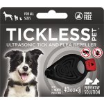 Tickless pet Ultrazvukový odpuzovač klíšťat a blech pro psy barvy black 1 kus – Zboží Dáma